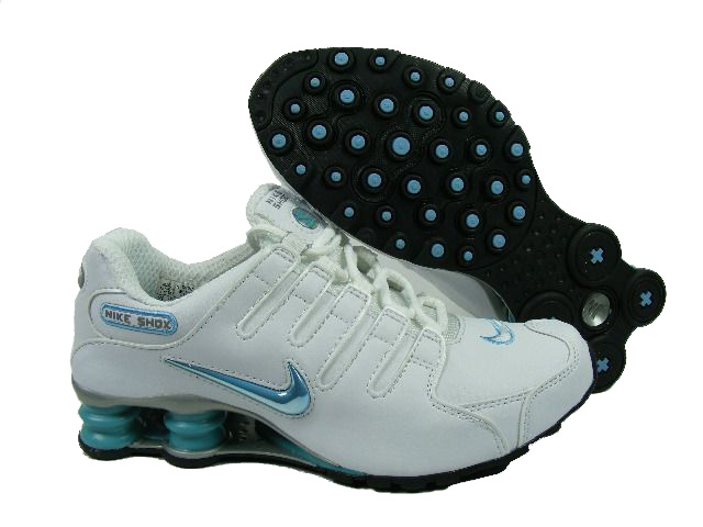 Womens Nike Shox Nz Mesh Up Shoes White Green